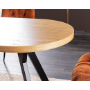 Стол обеденный SIGNAL DOMINGO II дуб/черный 140-272/80